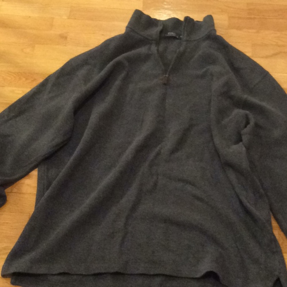 Men's Polo 1/4 zip sweater